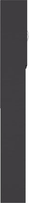 vidaXL - Wasmachinekast - 64x25,5x190 - cm - betongrijs