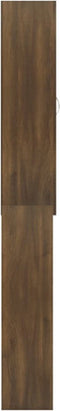 vidaXL - Wasmachinekast - 64x25,5x190 - cm - bruineikenkleurig