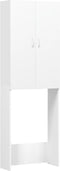 vidaXL - Wasmachinekast - 64x25,5x190 - cm - bruineikenkleurig