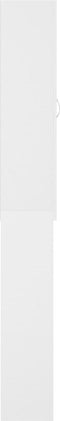 vidaXL - Wasmachinekast - 64x25,5x190 - cm - wit