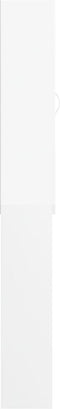 vidaXL - Wasmachinekast - 64x25,5x190 - cm - wit