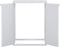 vidaXL - Wasmachinekast - 68,5x64,5x88 - cm - PVC - wit