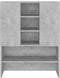 vidaXL - Wasmachinekast - 70,5x25,5x90 - cm - betongrijs