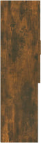 vidaXL - Wasmachinekast - 70,5x25,5x90 - cm - gerookt - eikenkleurig