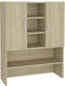 vidaXL - Wasmachinekast - 70,5x25,5x90 - cm - sonoma - eikenkleurig