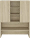 vidaXL - Wasmachinekast - 70,5x25,5x90 - cm - sonoma - eikenkleurig