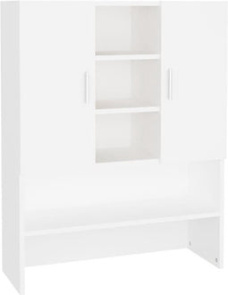 vidaXL - Wasmachinekast - 70,5x25,5x90 - cm - wit