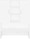 vidaXL - Wasmachinekast - 70,5x25,5x90 - cm - wit
