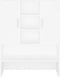 vidaXL - Wasmachinekast - 70,5x25,5x90 - cm - wit