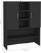 vidaXL - Wasmachinekast - 70,5x25,5x90 - cm - zwart