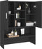 vidaXL - Wasmachinekast - 70,5x25,5x90 - cm - zwart