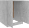 vidaXL - Wasmachinekast - 71x71,5x91,5 - cm - betongrijs
