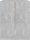 vidaXL - Wasmachinekast - 71x71,5x91,5 - cm - betongrijs