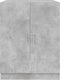vidaXL - Wasmachinekast - 71x71,5x91,5 - cm - betongrijs