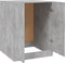 vidaXL - Wasmachinekast - 71x71,5x91,5 - cm - betongrijs