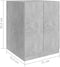 vidaXL - Wasmachinekast - 71x71,5x91,5 - cm - betongrijs