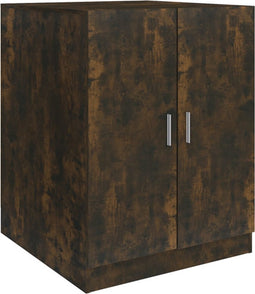 vidaXL - Wasmachinekast - 71x71,5x91,5 - cm - gerookt - eikenkleurig