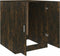 vidaXL - Wasmachinekast - 71x71,5x91,5 - cm - gerookt - eikenkleurig