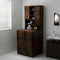 vidaXL - Wasmachinekast - 71x71,5x91,5 - cm - gerookt - eikenkleurig