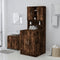 vidaXL - Wasmachinekast - 71x71,5x91,5 - cm - gerookt - eikenkleurig