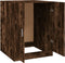 vidaXL - Wasmachinekast - 71x71,5x91,5 - cm - gerookt - eikenkleurig