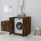 vidaXL - Wasmachinekast - 71x71,5x91,5 - cm - gerookt - eikenkleurig