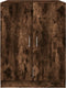 vidaXL - Wasmachinekast - 71x71,5x91,5 - cm - gerookt - eikenkleurig