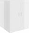 vidaXL - Wasmachinekast - 71x71,5x91,5 - cm - hoogglans - wit