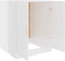 vidaXL - Wasmachinekast - 71x71,5x91,5 - cm - hoogglans - wit