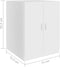 vidaXL - Wasmachinekast - 71x71,5x91,5 - cm - zwart