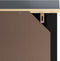 vidaXL - Wasmachinekast - BERG - 76x27x164,5 - cm - massief - hout - zwart