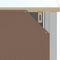 vidaXL - Wasmachinekast - BERG - 76x27x164,5 - cm - massief - hout - wit