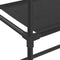vidaXL - Wasmachinerek - 2-laags - 69x28x143 - cm - ijzer - grijs