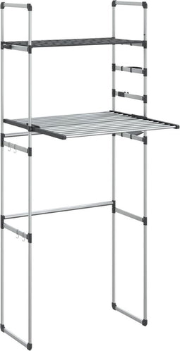 vidaXL - Wasmachinerek - 77x52x192 - cm - aluminium