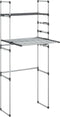 vidaXL - Wasmachinerek - 77x52x192 - cm - aluminium