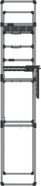vidaXL - Wasmachinerek - 77x52x192 - cm - aluminium