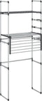 vidaXL - Wasmachinerek - 77x52x192 - cm - aluminium