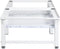 vidaXL - Wasmachineverhoger - met - lade - wit