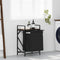 vidaXL - Wasmand - 1 - vak - met - plank - bruin - eikenkleurig