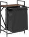 vidaXL - Wasmand - 1 - vak - met - plank - bruin - eikenkleurig