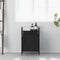 vidaXL - Wasmand - 1 - vak - met - plank - bruin - eikenkleurig