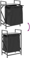 vidaXL - Wasmand - 1 - vak - met - plank - grijs - sonoma - eiken