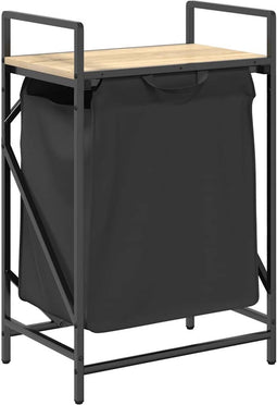 vidaXL - Wasmand - 1 - vak - met - plank - sonoma - eikenkleurig