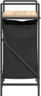 vidaXL - Wasmand - 1 - vak - met - plank - sonoma - eikenkleurig