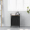 vidaXL - Wasmand - 1 - vak - met - plank - sonoma - eikenkleurig