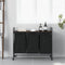 vidaXL - Wasmand - 3 - vakken - met - planken - bruin - eikenkleurig