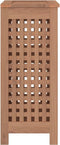 vidaXL - Wasmand - 35x25x60 - cm - massief - teakhout