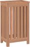 vidaXL - Wasmand - 35x25x60 - cm - massief - teakhout