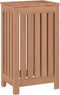 vidaXL - Wasmand - 35x25x60 - cm - massief - teakhout