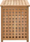 vidaXL - Wasmand - 39x39x65 - cm - massief - walnotenhout